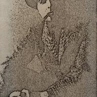 Mimmo Rotella Autoportrait, 1969