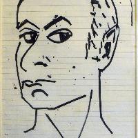 Mimmo Rotella Autoritratto, 1987