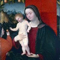 Giovanni Agostino da Lodi, Madonna con il Bambino e un angelo, Milano, Pinacoteca di Brera
