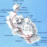 Vulcano, mappa dell\'isola  - AAST Isole Eolie