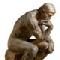 Auguste Rodin, Il Pensatore 184,5 x 107 cm 