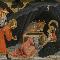 Taddeo di Bartolo tavoletta tavolette della predella Adorazione dei Magi Siena Pinacoteca Nazionale