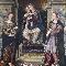 Agostino Galeazzi, Madonna con il Bambino tra le sante Cecilia e Caterina d’Alessandria e committenti della famiglia Luzzago