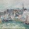 Claude Monet (1840-1926) Barche nel porto di Honfleur, 1917 