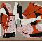 Enrico Prampolini, Composizione, 1950, olio su masonite, Collezione Museo MAGA, Gallarate
