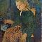 Antonietta Raphaël Autoritratto scrivendo una lettera a Mario, 1942