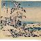 Hokusai Katsushika, Mattino nevoso alla casa da tè a Koishikawa