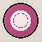 Mario Consiglio -  Target, 2005, Vernici micalizzate su MDF, lycra, cm 100x100
